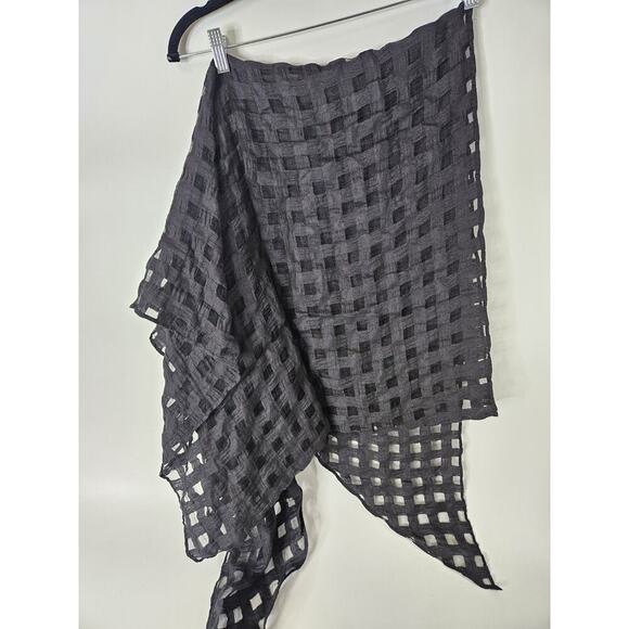 Mizono Body Shawl Wrap Scarf Black - Picture 1 of 3